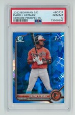 2022 Bowman Sapphire Darell Hernaiz PSA 10 Gem Mint - Low POP - BCP-27