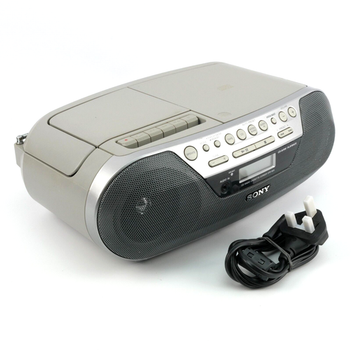 SONY CFD S05 CD Radio Cassette Recorder CFDS05 Portable Boombox