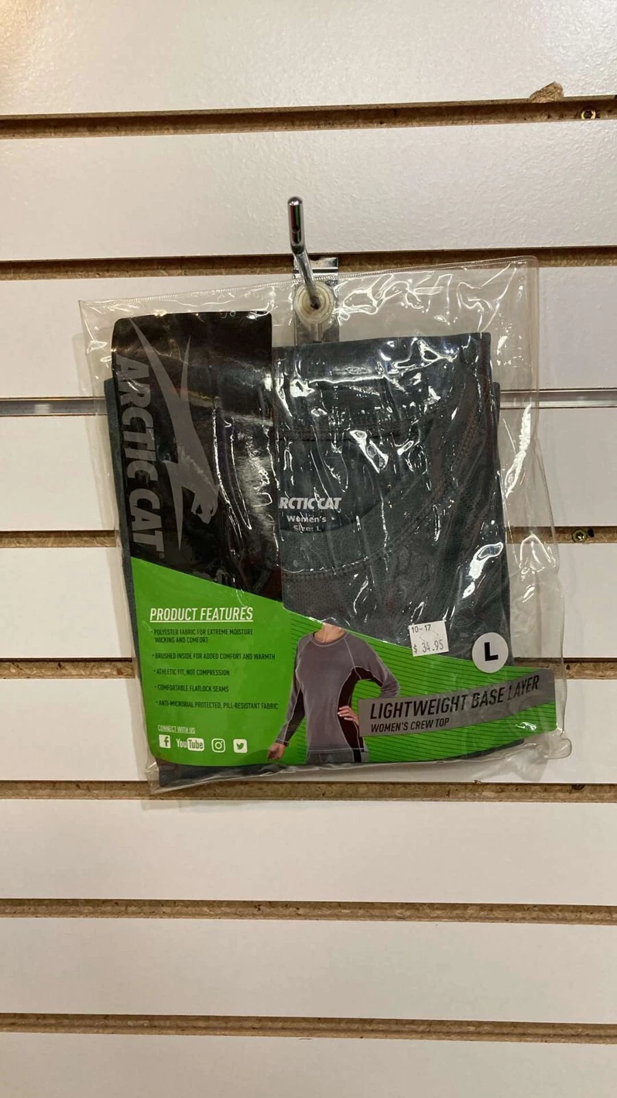Arctic Cat Lightweight Womens Crew Top Base Layer 5282-184