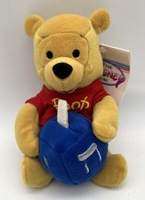 Vintage NWT Disney Store  Hanukkah Pooh  w/ Dreidel Bean Bag Plush Toy