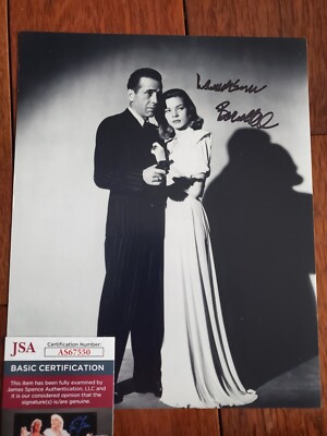 LAUREN BACALL SIGNED AUTOGRAPHED 8X10 PHOTO JSA COA JAMES SPENCE | eBay