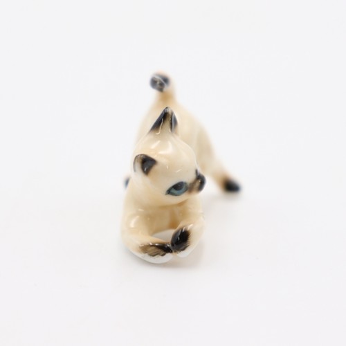 Miniature Siamese Cats Kittens Figurines - Picture 3 of 7