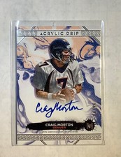 CRAIG MORTON 2024 TOPPS MOTIF ACRYLIC DRIP AUTOGRAPH AUTO /99 NFL