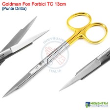 Dentale Goldman Fox Forbici TC Chirurgiche Cesoie per tessuto Dissezione Dritta