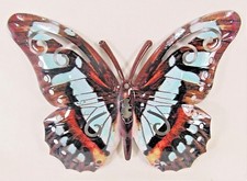 Butterfly wall art hand painted metal home and garden decor H 