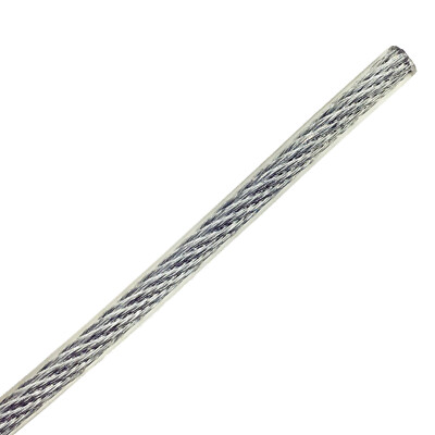 1ft-300ft Galvanized Steel 1/16'' - 1/8'' Vinyl Coated Cable Wire Rope 7x7 strand