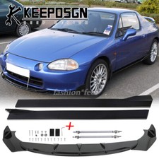 For Honda Cr-x Del Sol Front Bumper Lip Splitter Spoiler Side Skirts Bodykit Jdm For Honda Cr-x Del Sol Front Bumper Lip Splitter Spoiler Side Skirts Bodykit Jdm