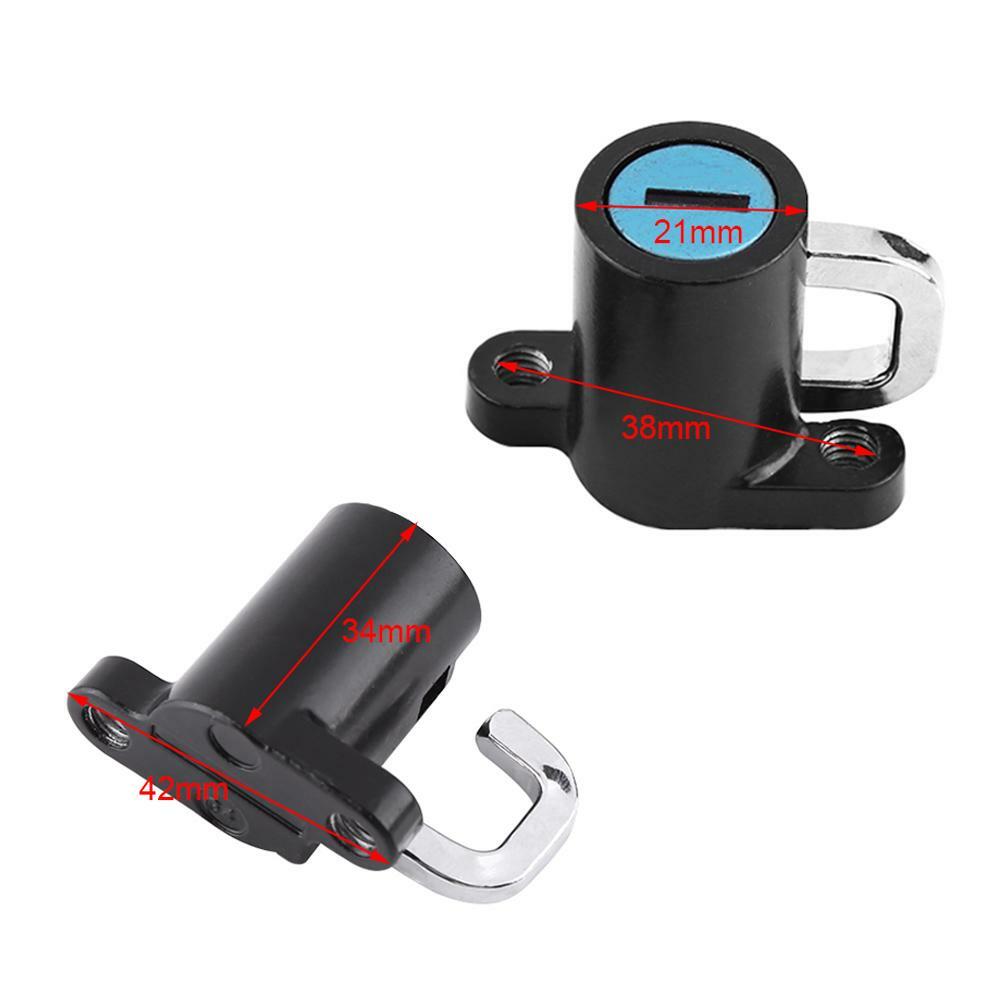 Lucchetto Per Casco Moto Universale - Lega Alluminio Premium Con 2 Chiavi, Facile Da Montare - Foto 10