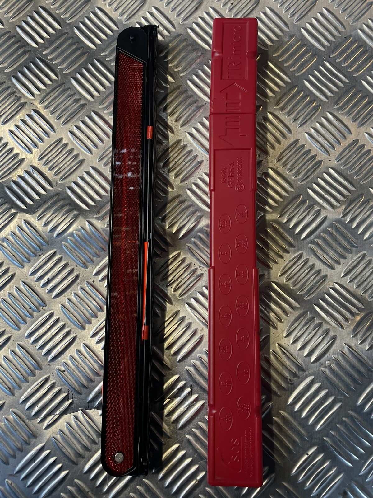 Genuine BMW Hazard Warning Triangle Safety 6770487 TRimicro Red GEBRA 27R034006