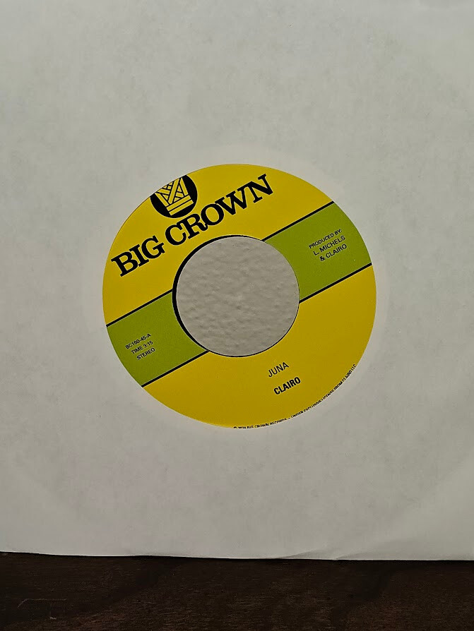 洋楽 Clairo (BIG CROWN) Juna/Terrapin 7inch Clairo Juna Terrapin 7