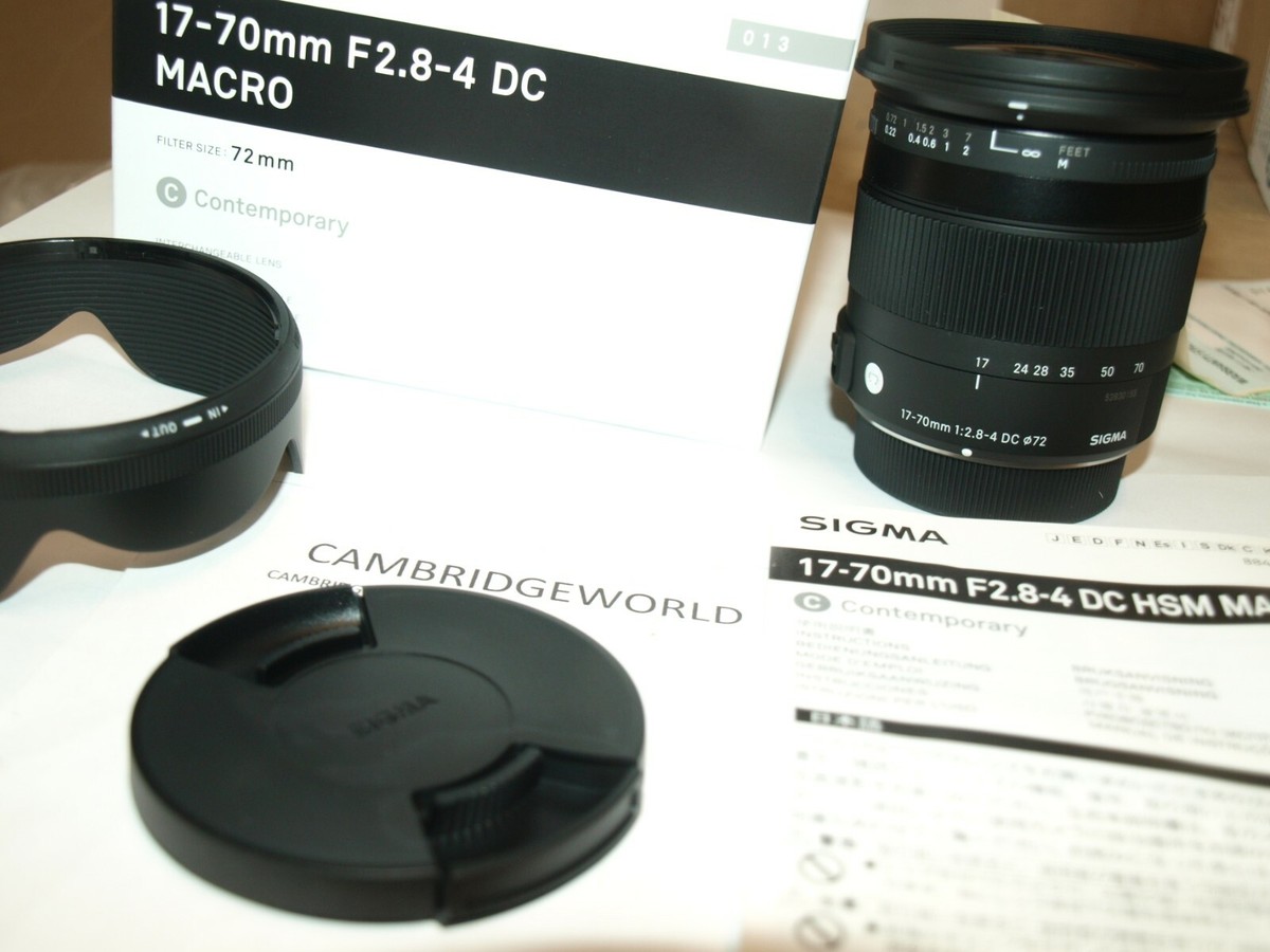 Sigma DC 17-70mm f/2.8-4 OS AF HSM Lens For Nikon (C) for sale
