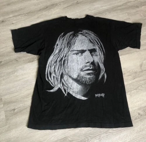 Nirvana Black Unisex Vintage T-Shirts for Men