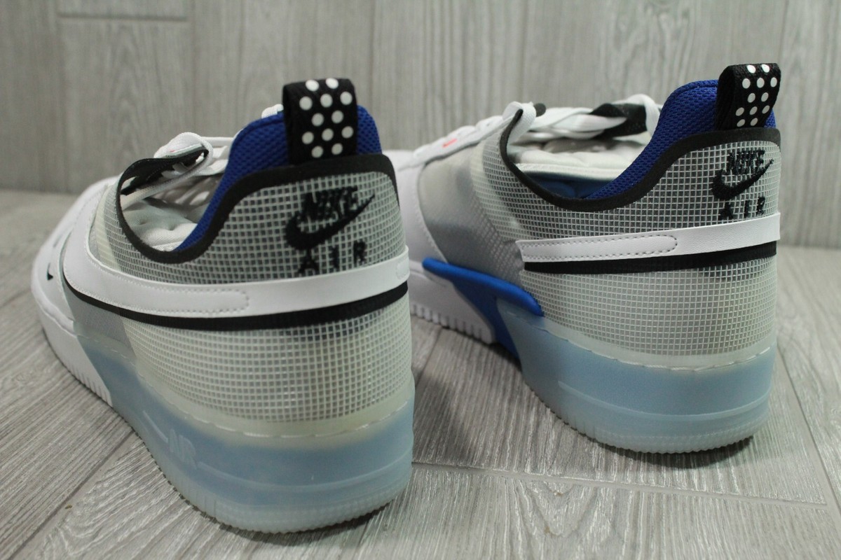 Nike Air Force 1 Low‎ React DH7615 101 White Blue Men\'s Size 13 Shoes Sneakers Nike Air Force 1 React  main image 4