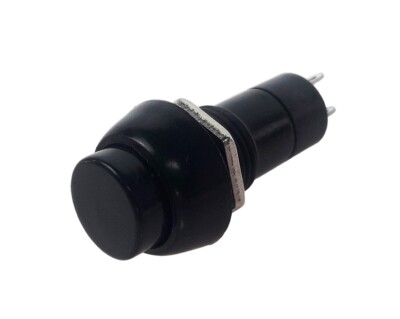 Taster Schalter Knopf Button Switch Micro Bouton Poussoir M12 Schwarz Black Noir