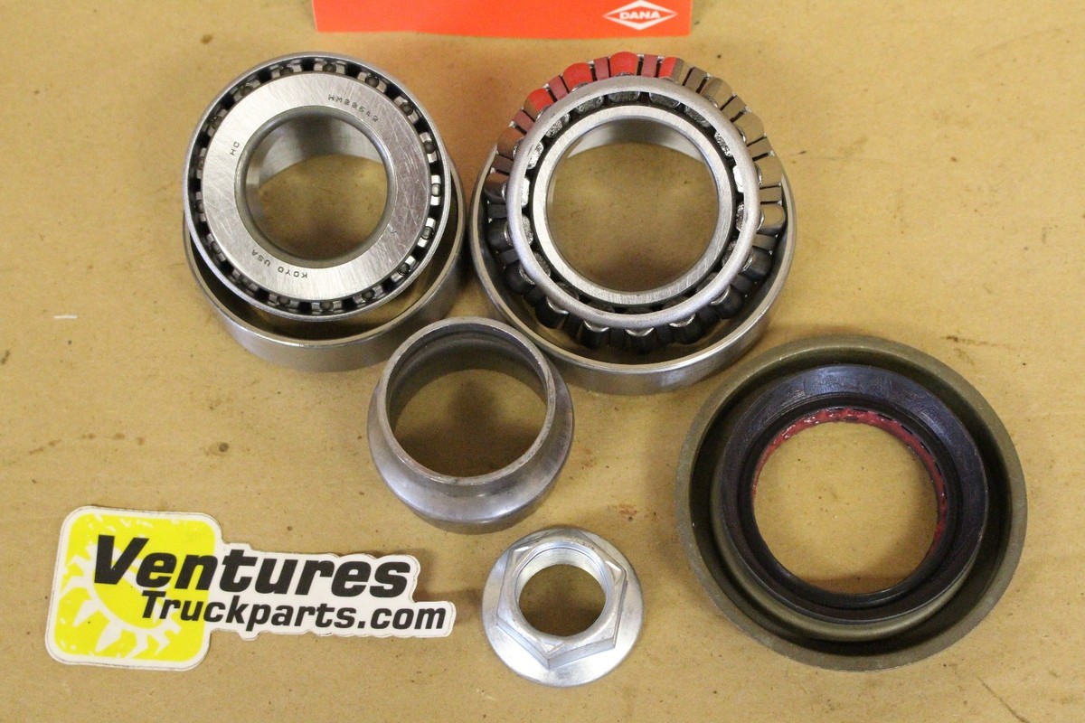 PINION BEARINGS SEAL NUT AND CRUSH SLEEVE JK JEEP WRANGLER DANA 44