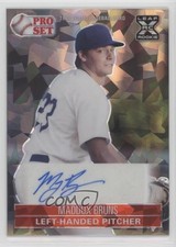 2021 Leaf Pro Set Metal 1991 Base Red Crystals Maddux Bruns #PS1-MB1 Auto 0i21