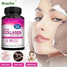 Collagen  Vitamin C plus Biotin, Anti-Aging Support, Antioxidant, Brightener, S