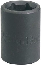 Image of Draper Expert Impact Socket, 1/2" Square Drive, 21mm , Blue