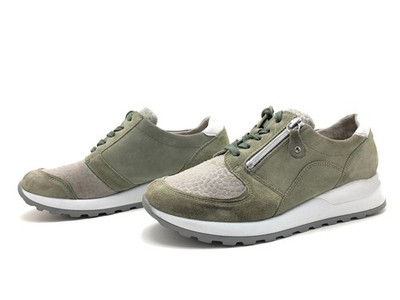 Waldrunner women's sneakers size 39 sneakers low shoes lace-up comfort Green