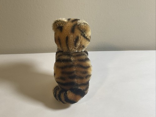 Vintage Rare Steiff 4” Tiger No Tag Or Button Mohair, Wool - Picture 3 of 7