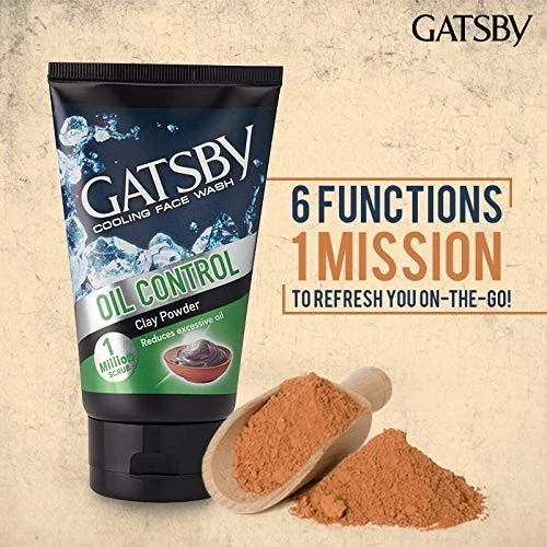 GATSBY Cooling Face Wash for oil control reduce excessive oil &clear skin- 50 gm - Image 4 of 4