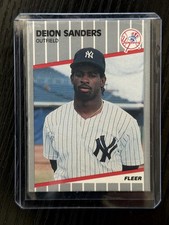 1989 Fleer Update #U-53 Deion Sanders