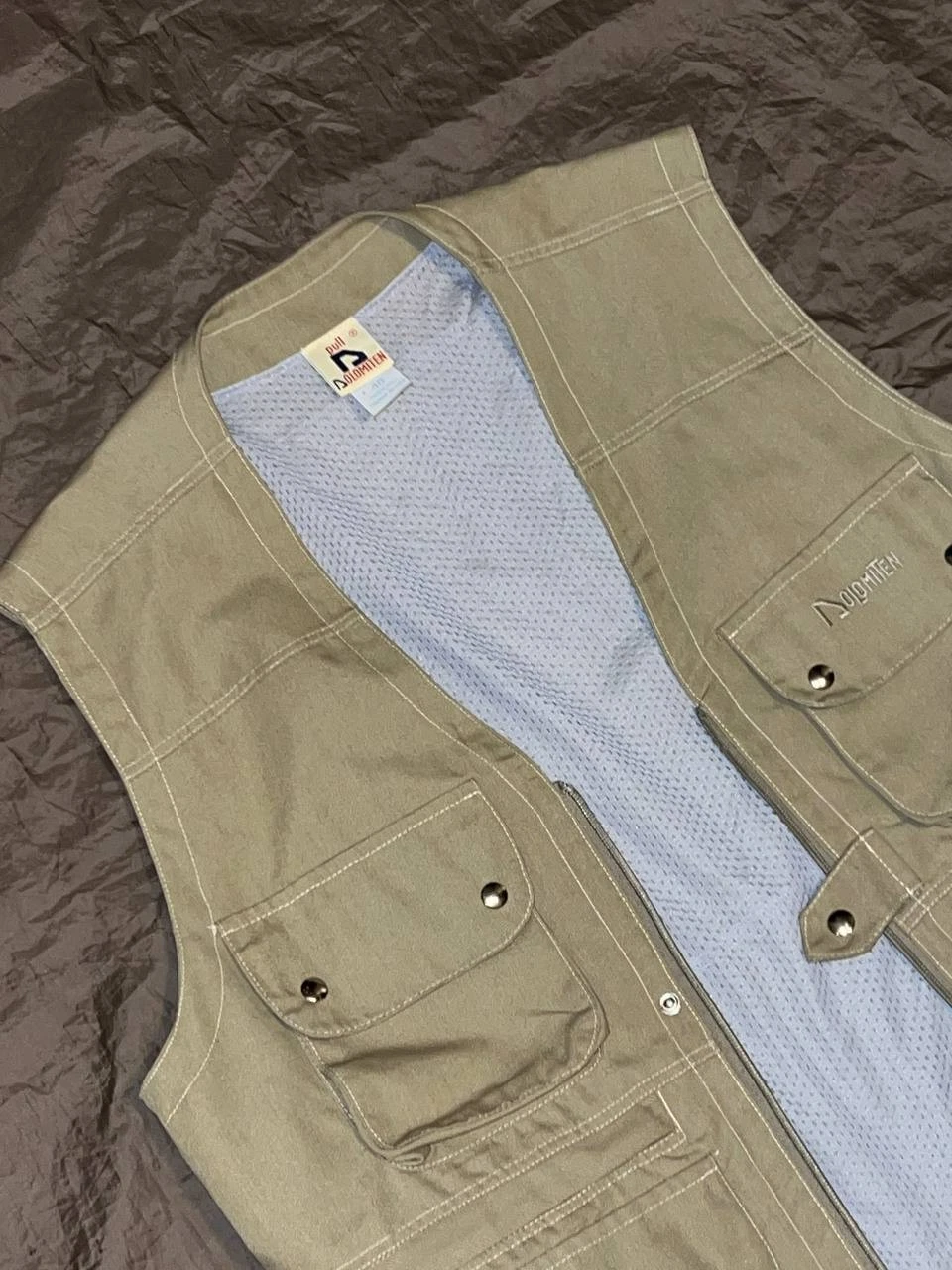 VTG Photographer Safari Vest Men’s M PULL DOLOMITEN Made in Italy Multi Pocket
