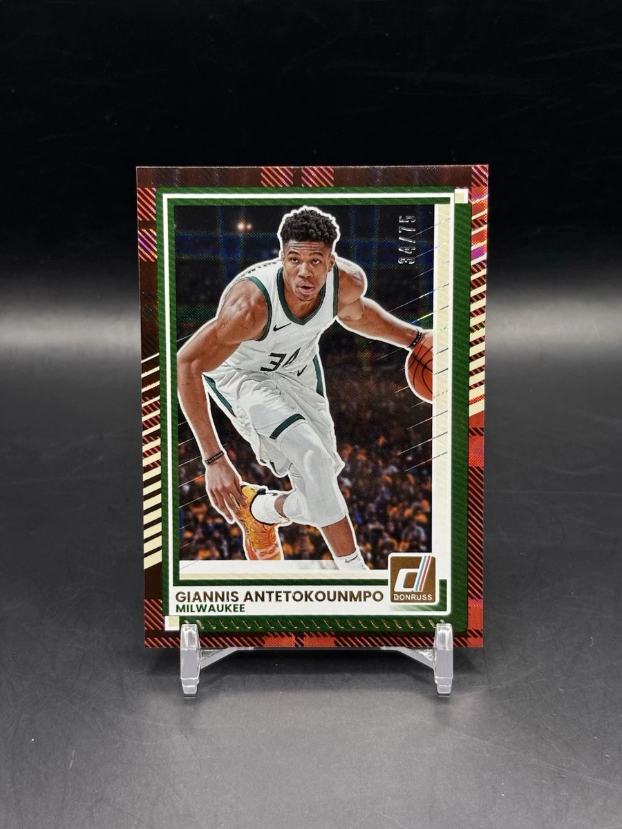 Giannis Antetokounmpo Basketball Serial Numbered Sports Trading