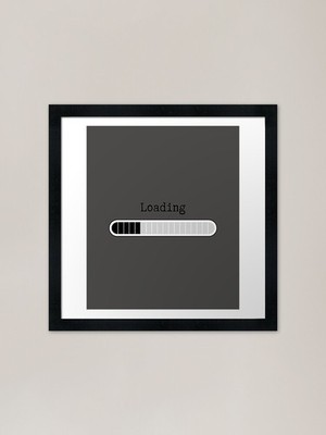 Loading Game Power Life Gaming Love Framed Wall Art Poster Canvas Print Picture