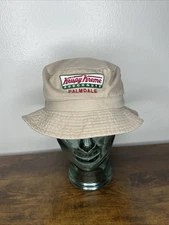 Krispy Kreme Palmdale California Bucket Hat Donut Shop Logo Doughnuts Vintage