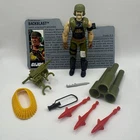 GI Joe 1989 Backblast 100% Complete Vintage ARAH Figure With File Card