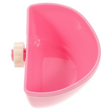 POPETPOP Plastic Cage Feeder Food Water Bowl Dish for Rabbit Guinea Pig