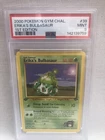 PSA 9  1st Edition Gym Challenge Erika’s Bulbasaur 39/132 Uncommon MINT