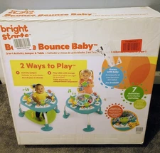 Baby Bouncer/Jumper & Table - 6 Months+, 2-in-1 Activity Center