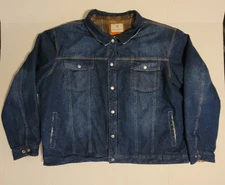 Legendary Whitetails Original Deer Gear Vintage Denim Jacket/Back Design/Men 3XL