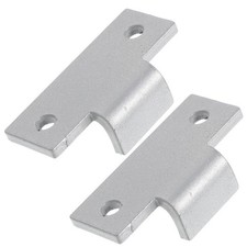 1Set Turntable Dust Cover Hinges - Repair Tabs and Hinge Brackets Includes