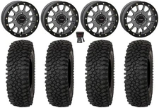 System 3 SB-5 15" Wheels Grey 33" Roctane ST Tires Polaris Sportsman / RZR /