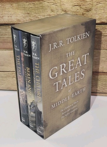 The Great Tales Of Middle Earth J.R.R. Tolkien 3 HC Book Box Set