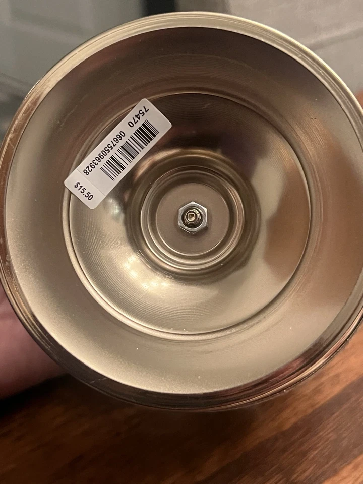 Bath & Body Works Hojas de Otoño 3 Mechas Pedestal Candelabro Tono Dorado Metal Nuevo Foto 4 de 4