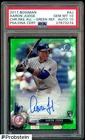 2017 Bowman Chrome Green Refractor Aaron Judge RC 54/99 PSA 10 PSA/DNA 10 AUTO