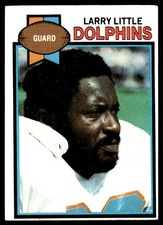 Larry Little 1979 Topps #60 Miami Dolphins NFL READ FREE SHIPPING AutographDen