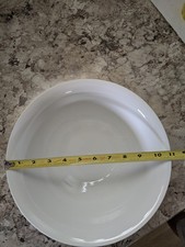 Pillivuyt White Porcelain Classic Footed Serving Bowl 3 Quart