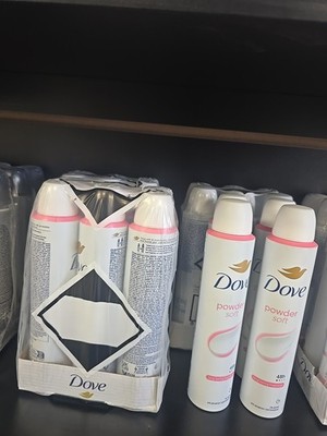 Dove Anti-Perspirant Deodorant Spray 200mL *Powder Soft* PACK OF 6