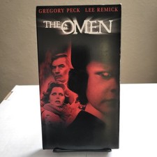 The Omen (1976) VHS - 20th Century Fox release. Lee Remick, Gregory Peck. Horror
