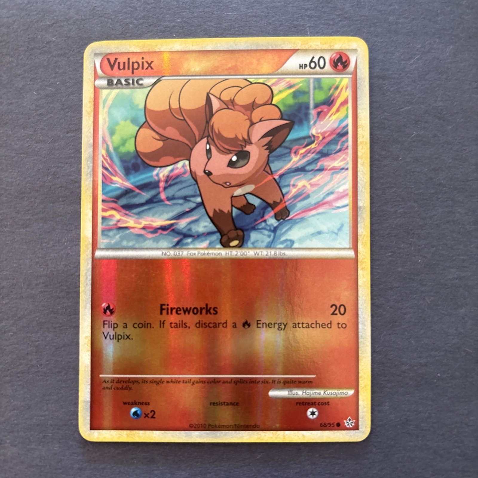 Vulpix 68/95 Pokemon Unleashed Reverse Holo