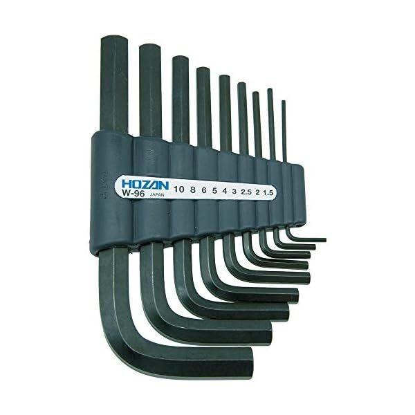 HOZAN Allen Key Key Wrench Hexagonal Wrench Set 9 pieces Set Bicycle Tool W- JP