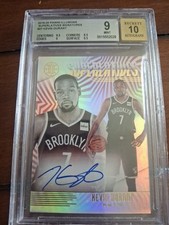 2019-20 Panini Illusions Superlatives Signatures Kevin Durant #SS-KDR (AU)