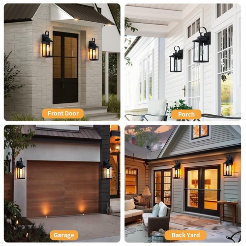 Grande Luce Portico Anteriore da Esterno per Casa, 16,5" Impermeabile Moderna da Esterno Wa... - Foto 5 di 8