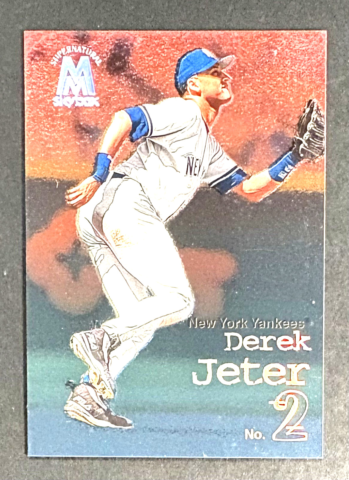 1999 Skybox Molten Metal DEREK JETER #142 Supernaturals Uncommon Insert Yankees