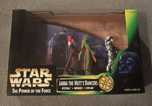 Star Wars Power of the Force Jabba the Hutts Dancers Kenner 1998 Sealed Set